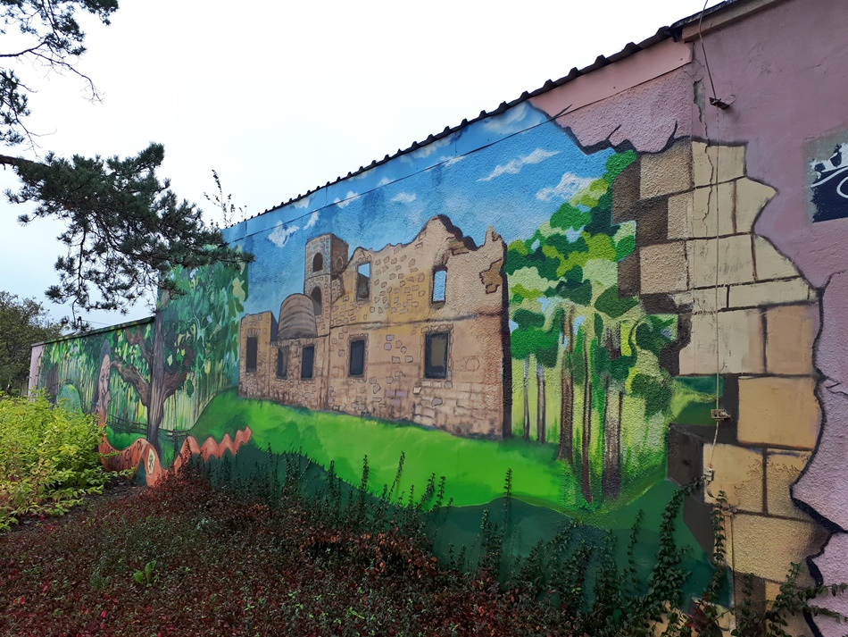 Mural w Zagnańsku