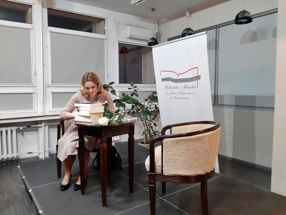 Spotkanie autorskie z Krystyną Mirek w Inowrocławiu