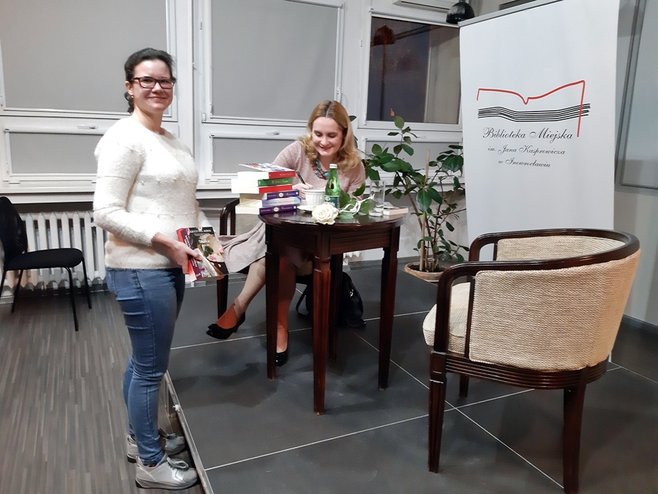 Spotkanie autorskie z Krystyną Mirek w Inowrocławiu